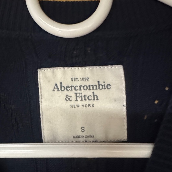 Abercrombie & Fitch Dark Blue Knit Top - Picture 2 of 5